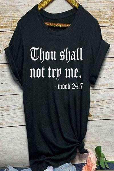 Shall Not Tee (multiple colors)