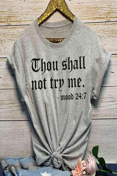 Shall Not Tee (multiple colors)