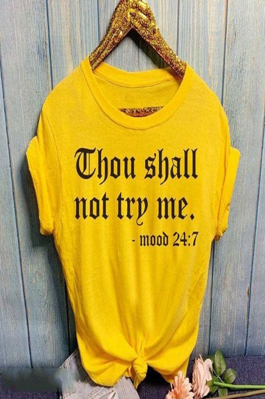 Shall Not Tee (multiple colors)